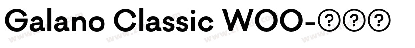 Galano Classic W00字体转换